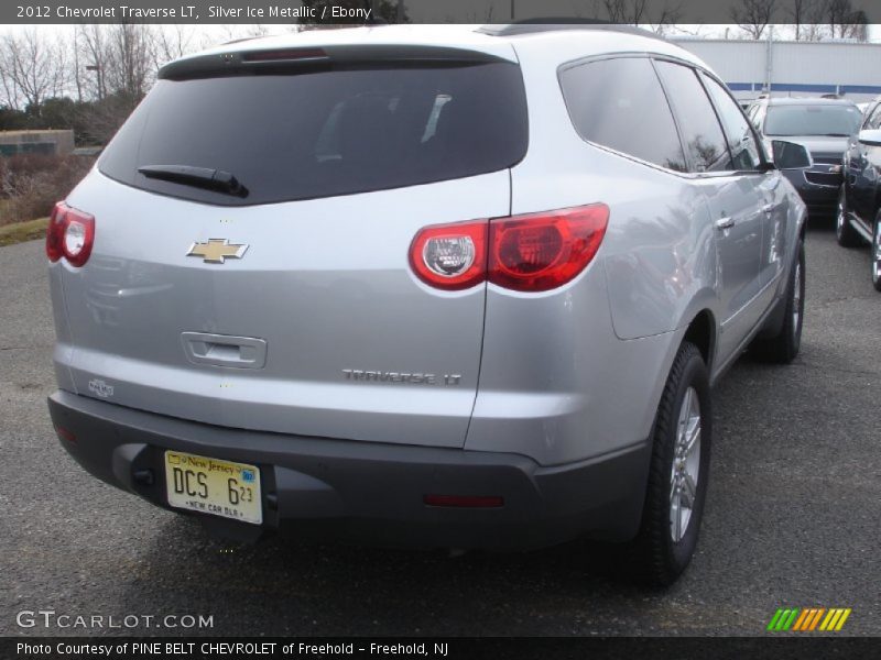 Silver Ice Metallic / Ebony 2012 Chevrolet Traverse LT