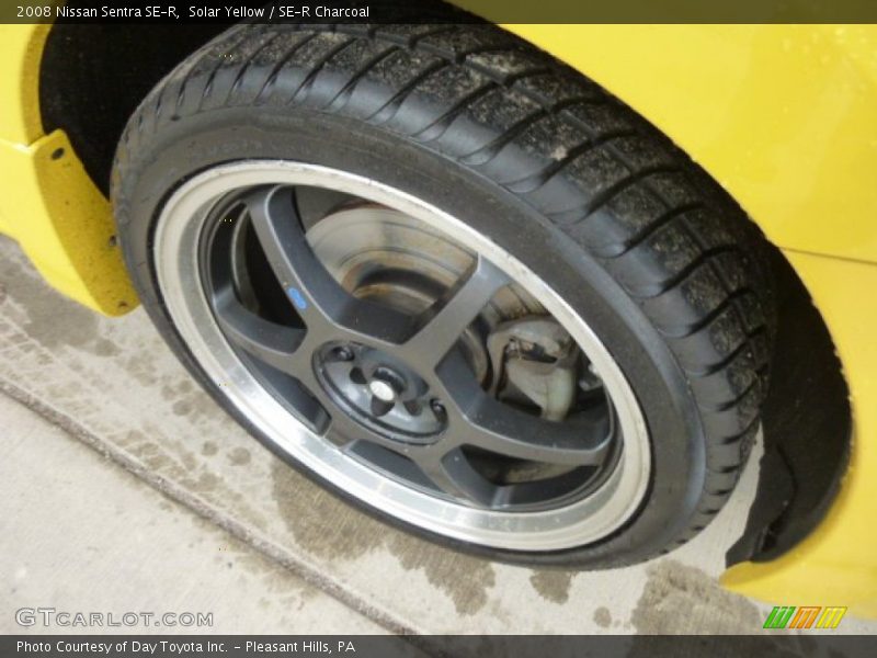 Solar Yellow / SE-R Charcoal 2008 Nissan Sentra SE-R