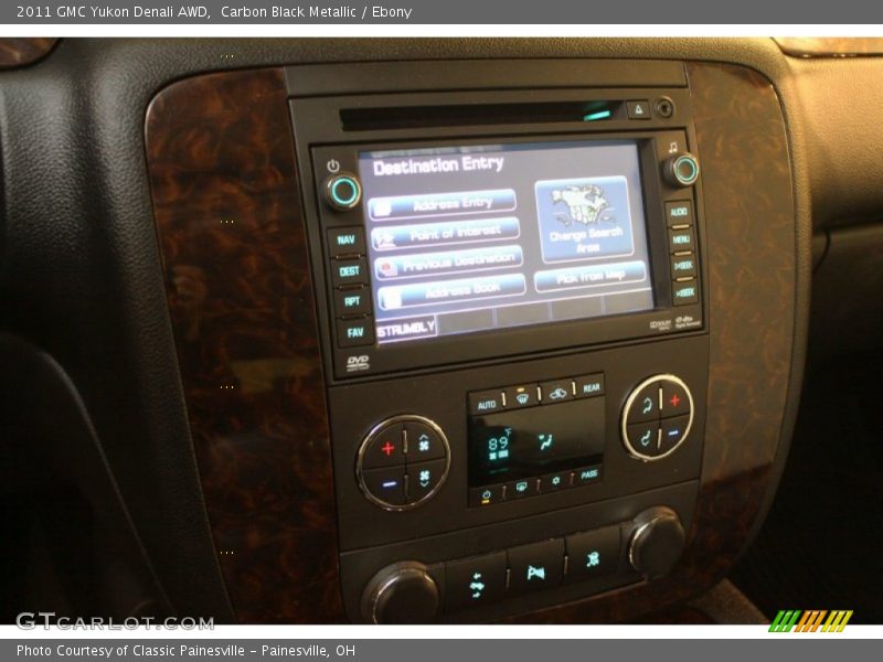 Carbon Black Metallic / Ebony 2011 GMC Yukon Denali AWD
