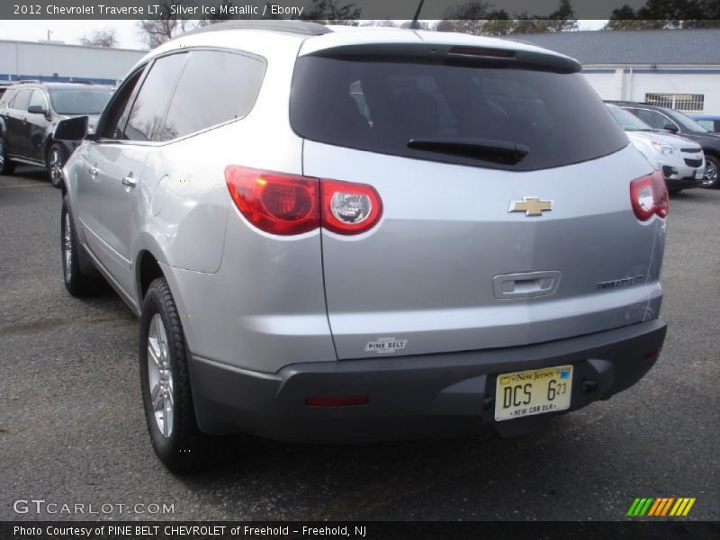 Silver Ice Metallic / Ebony 2012 Chevrolet Traverse LT