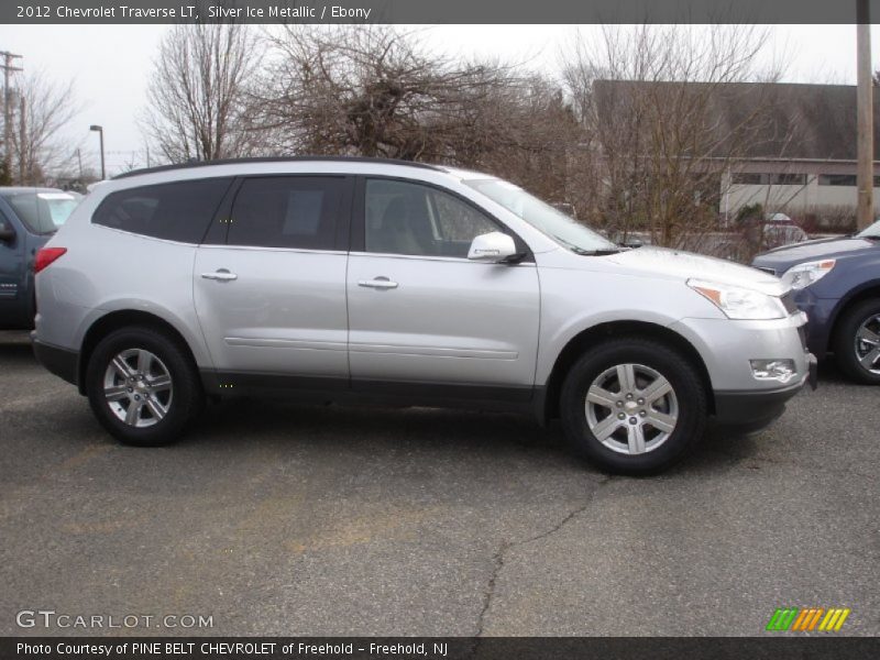 Silver Ice Metallic / Ebony 2012 Chevrolet Traverse LT