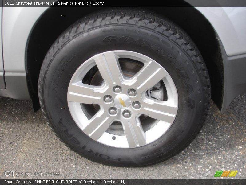Silver Ice Metallic / Ebony 2012 Chevrolet Traverse LT