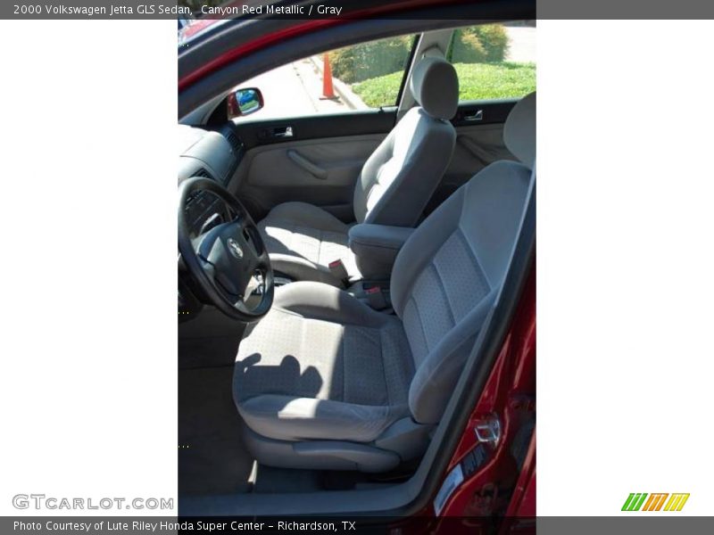 Canyon Red Metallic / Gray 2000 Volkswagen Jetta GLS Sedan