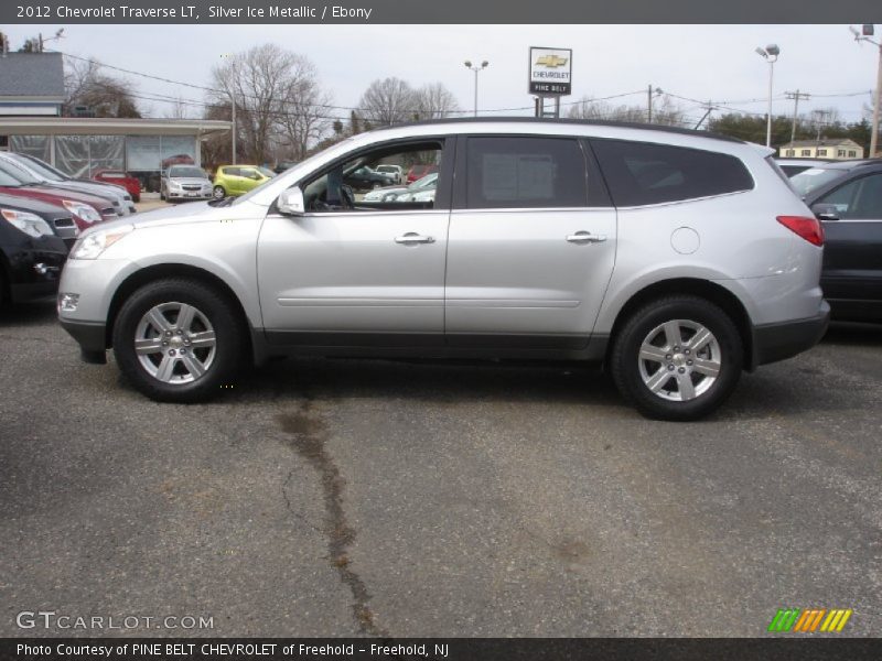 Silver Ice Metallic / Ebony 2012 Chevrolet Traverse LT