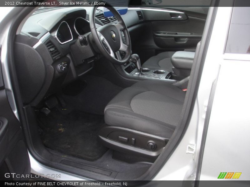 Silver Ice Metallic / Ebony 2012 Chevrolet Traverse LT