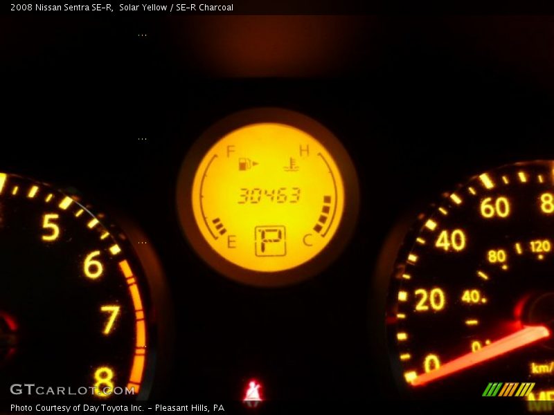 Solar Yellow / SE-R Charcoal 2008 Nissan Sentra SE-R