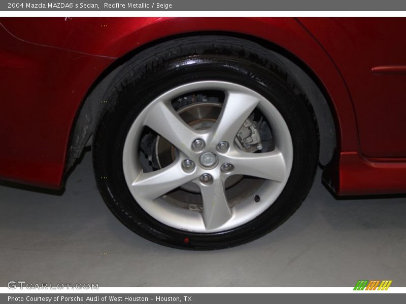 Redfire Metallic / Beige 2004 Mazda MAZDA6 s Sedan