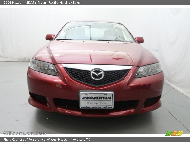 Redfire Metallic / Beige 2004 Mazda MAZDA6 s Sedan