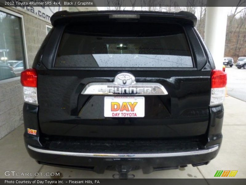 Black / Graphite 2012 Toyota 4Runner SR5 4x4