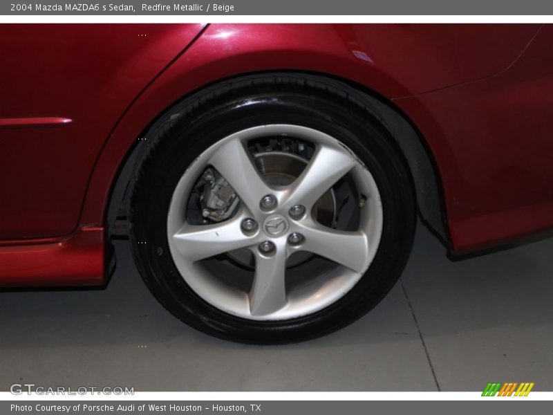 Redfire Metallic / Beige 2004 Mazda MAZDA6 s Sedan