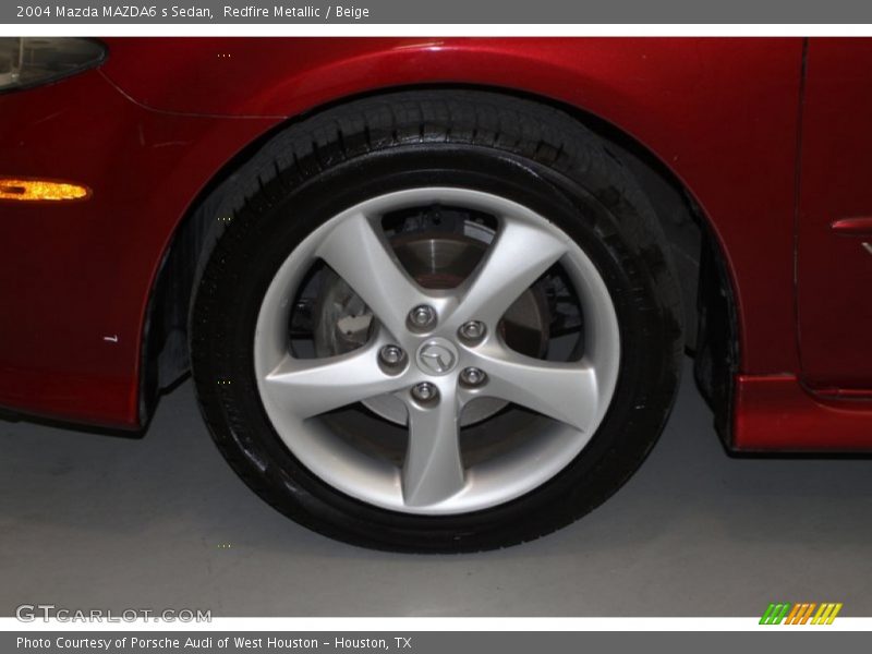 Redfire Metallic / Beige 2004 Mazda MAZDA6 s Sedan