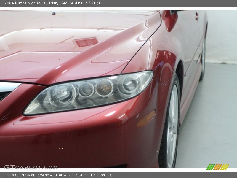 Redfire Metallic / Beige 2004 Mazda MAZDA6 s Sedan