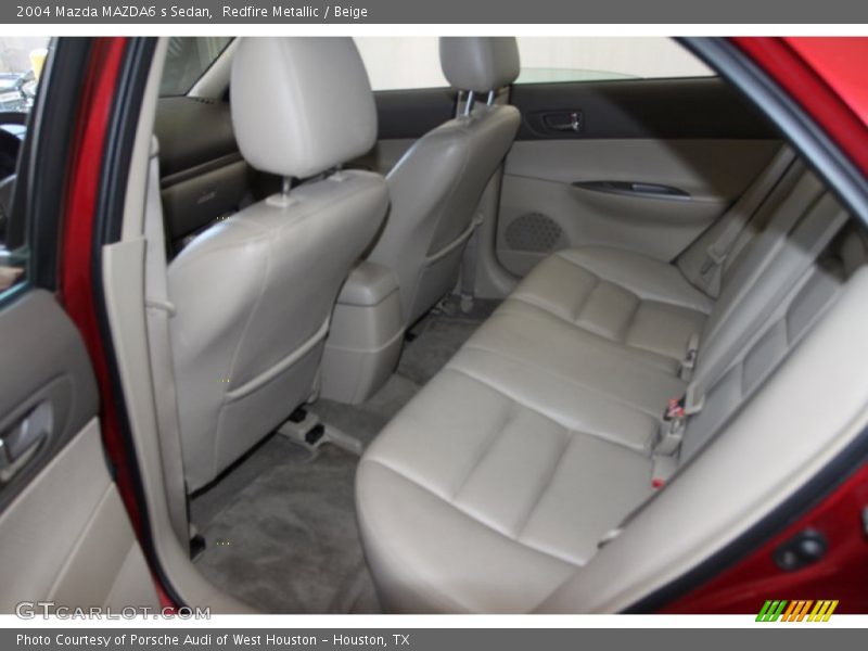 Redfire Metallic / Beige 2004 Mazda MAZDA6 s Sedan