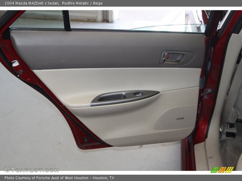 Redfire Metallic / Beige 2004 Mazda MAZDA6 s Sedan