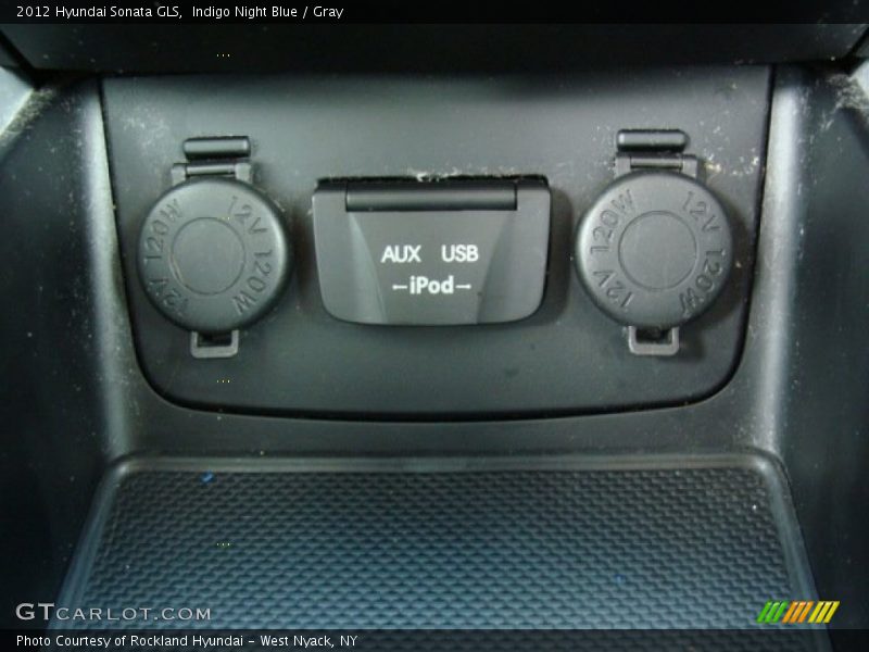 Indigo Night Blue / Gray 2012 Hyundai Sonata GLS