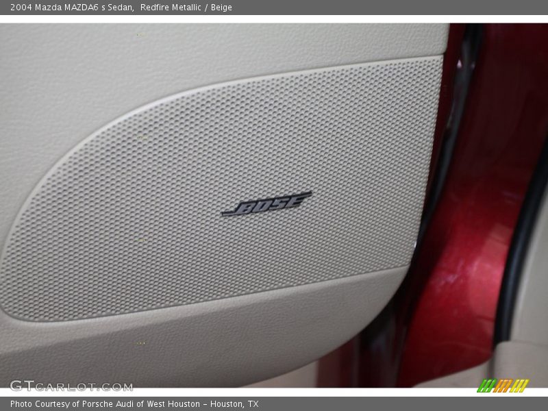 Redfire Metallic / Beige 2004 Mazda MAZDA6 s Sedan