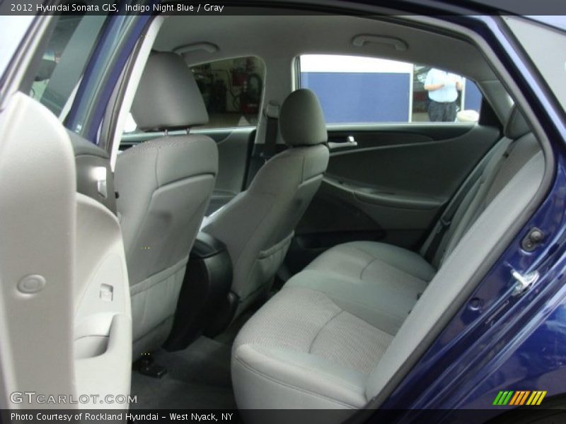 Indigo Night Blue / Gray 2012 Hyundai Sonata GLS