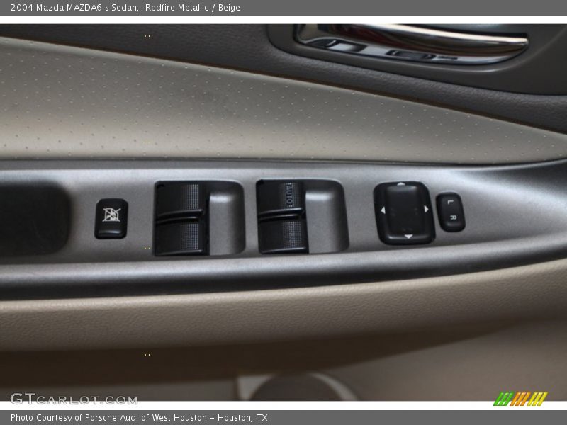 Redfire Metallic / Beige 2004 Mazda MAZDA6 s Sedan
