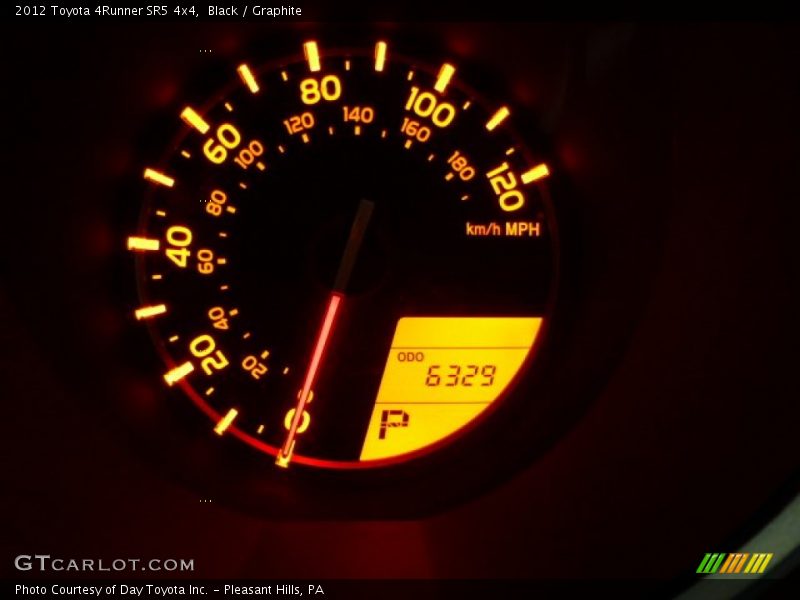Black / Graphite 2012 Toyota 4Runner SR5 4x4
