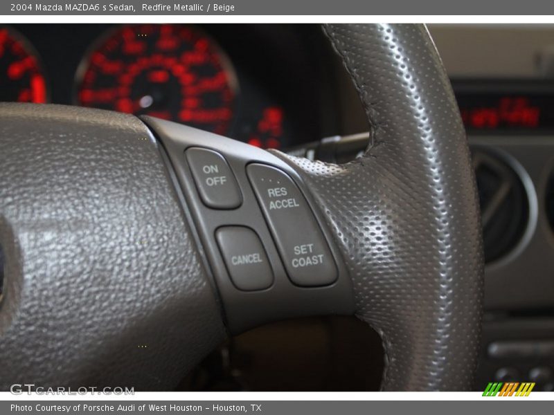 Redfire Metallic / Beige 2004 Mazda MAZDA6 s Sedan