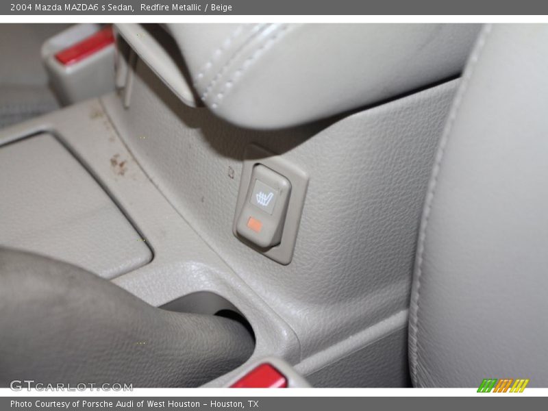 Redfire Metallic / Beige 2004 Mazda MAZDA6 s Sedan