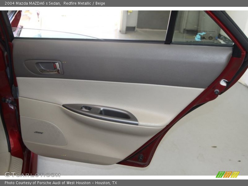 Redfire Metallic / Beige 2004 Mazda MAZDA6 s Sedan