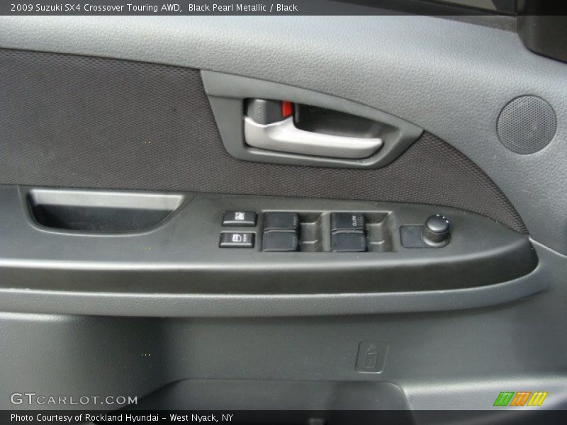 Black Pearl Metallic / Black 2009 Suzuki SX4 Crossover Touring AWD