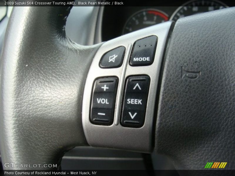 Black Pearl Metallic / Black 2009 Suzuki SX4 Crossover Touring AWD