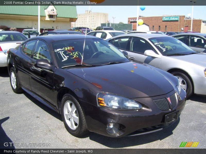 Dark Mocha Metallic / Ebony 2008 Pontiac Grand Prix Sedan