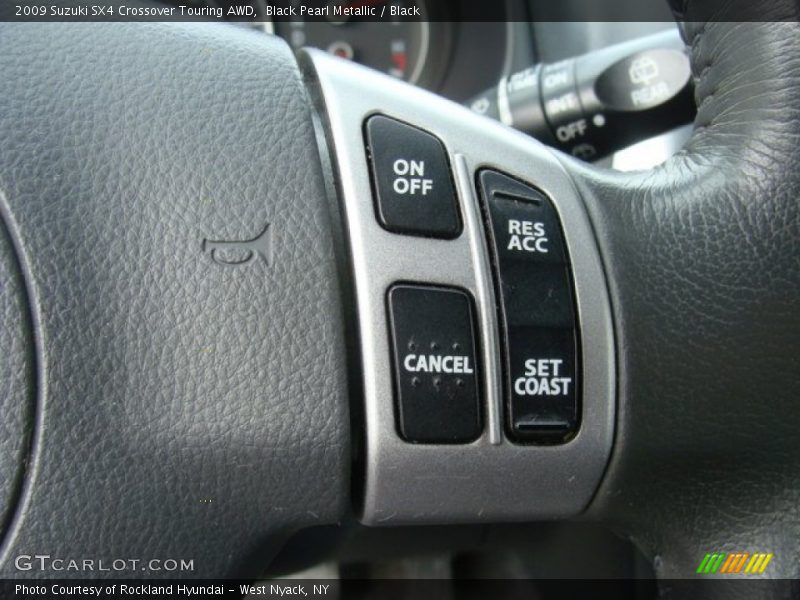 Black Pearl Metallic / Black 2009 Suzuki SX4 Crossover Touring AWD