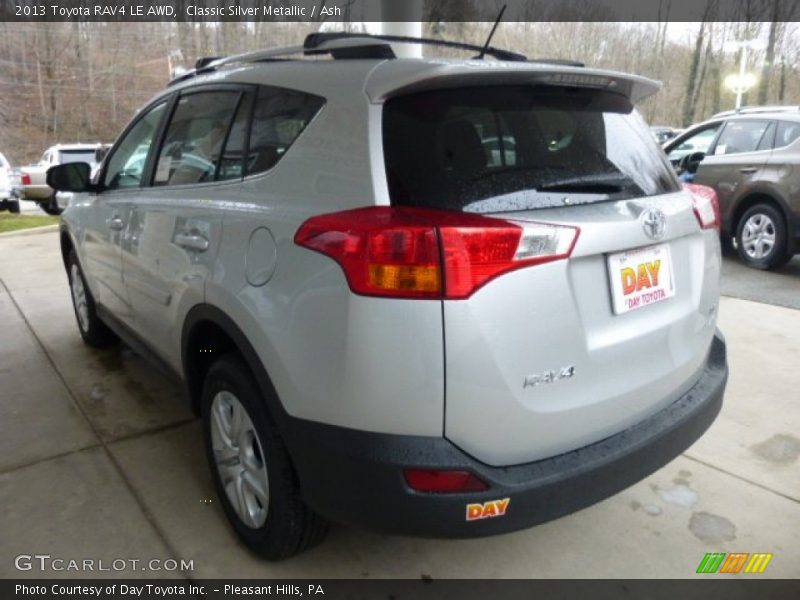 Classic Silver Metallic / Ash 2013 Toyota RAV4 LE AWD