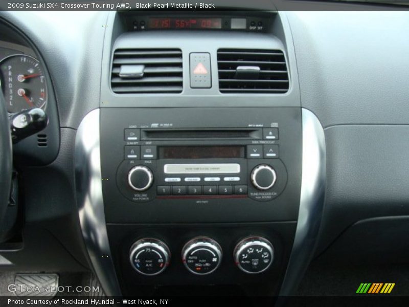 Black Pearl Metallic / Black 2009 Suzuki SX4 Crossover Touring AWD