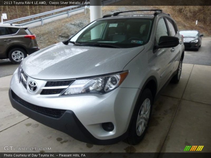 Classic Silver Metallic / Ash 2013 Toyota RAV4 LE AWD