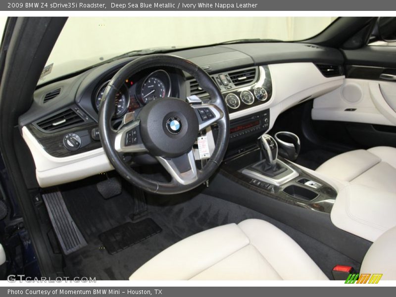  2009 Z4 sDrive35i Roadster Ivory White Nappa Leather Interior