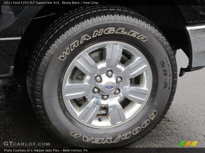 Ebony Black / Steel Gray 2011 Ford F150 XLT SuperCrew 4x4