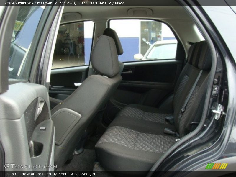 Black Pearl Metallic / Black 2009 Suzuki SX4 Crossover Touring AWD