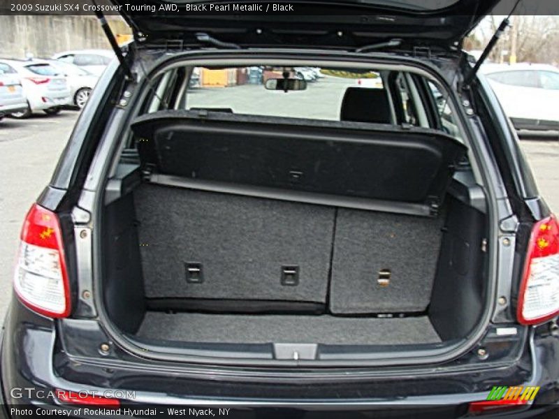 Black Pearl Metallic / Black 2009 Suzuki SX4 Crossover Touring AWD