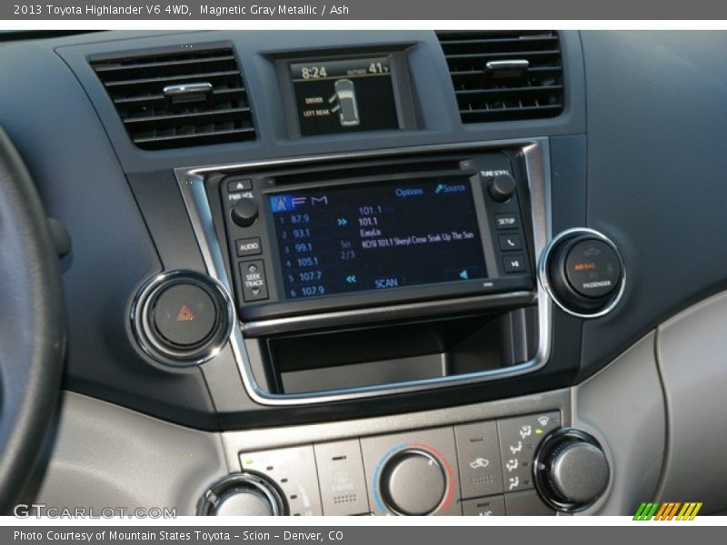 Magnetic Gray Metallic / Ash 2013 Toyota Highlander V6 4WD