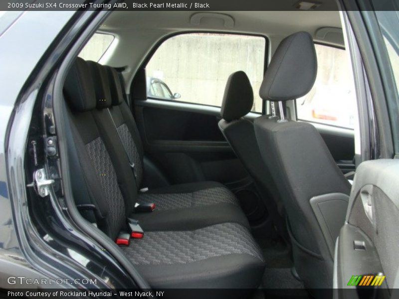Black Pearl Metallic / Black 2009 Suzuki SX4 Crossover Touring AWD