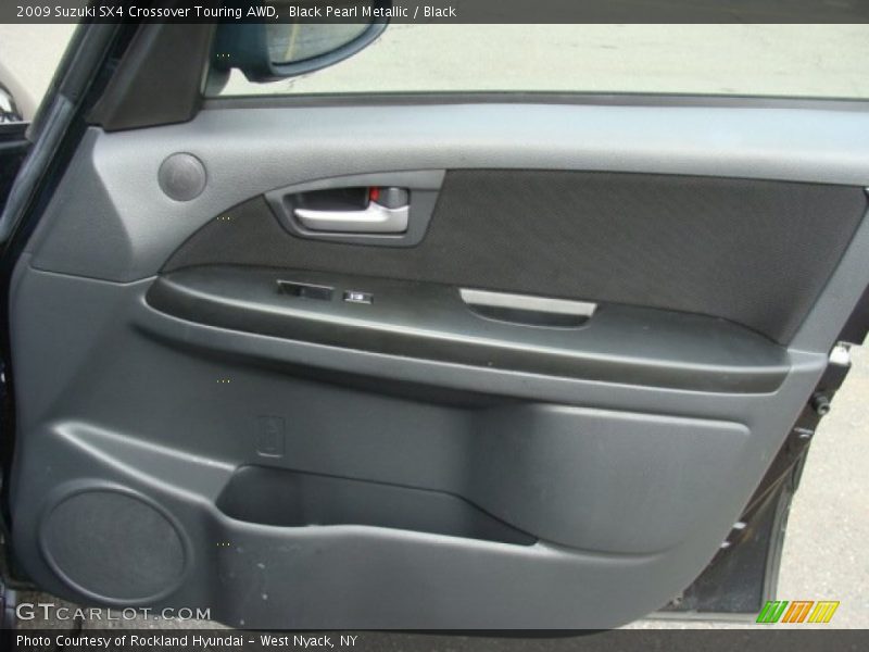Black Pearl Metallic / Black 2009 Suzuki SX4 Crossover Touring AWD