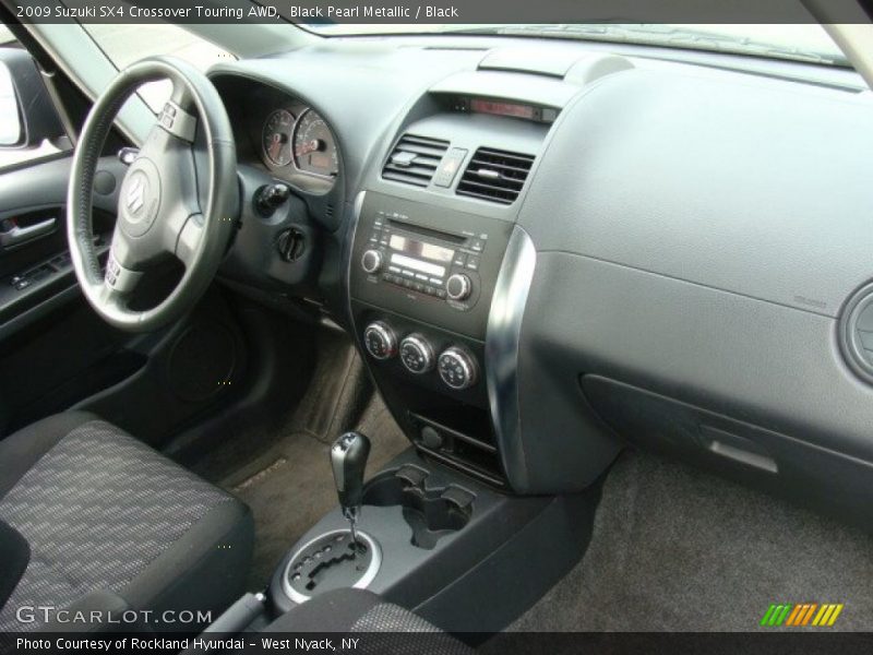 Black Pearl Metallic / Black 2009 Suzuki SX4 Crossover Touring AWD