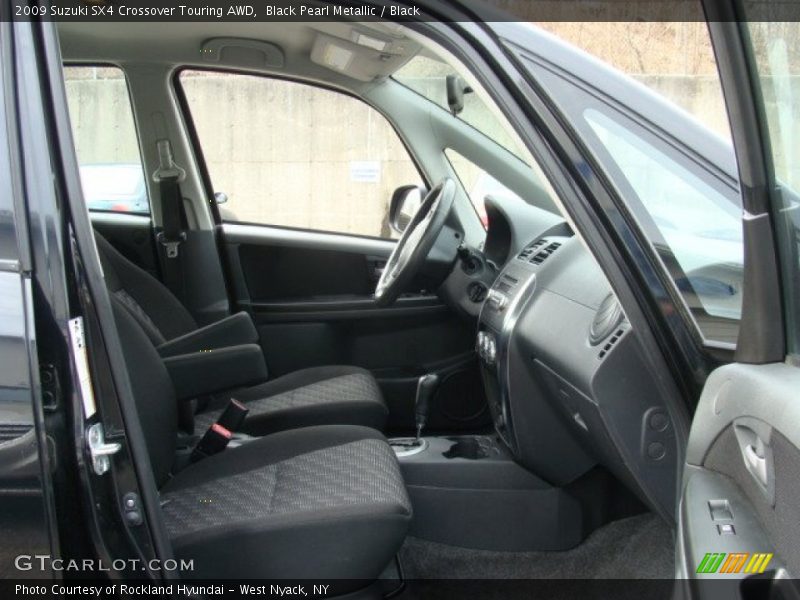Black Pearl Metallic / Black 2009 Suzuki SX4 Crossover Touring AWD