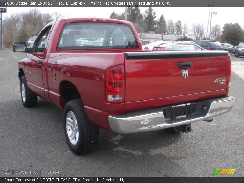 Inferno Red Crystal Pearl / Medium Slate Gray 2006 Dodge Ram 1500 SLT Regular Cab 4x4
