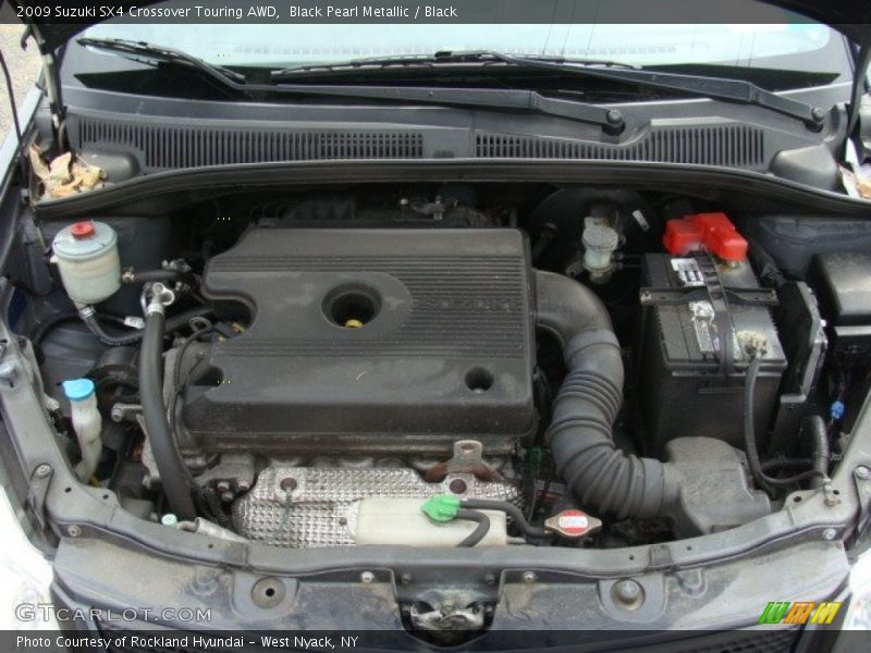 Black Pearl Metallic / Black 2009 Suzuki SX4 Crossover Touring AWD