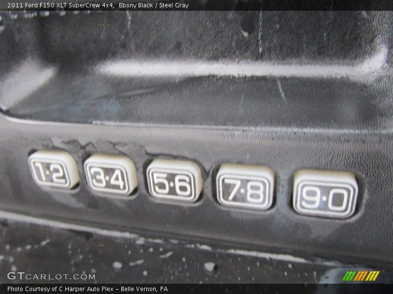 Ebony Black / Steel Gray 2011 Ford F150 XLT SuperCrew 4x4