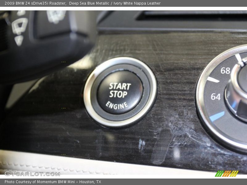 Controls of 2009 Z4 sDrive35i Roadster