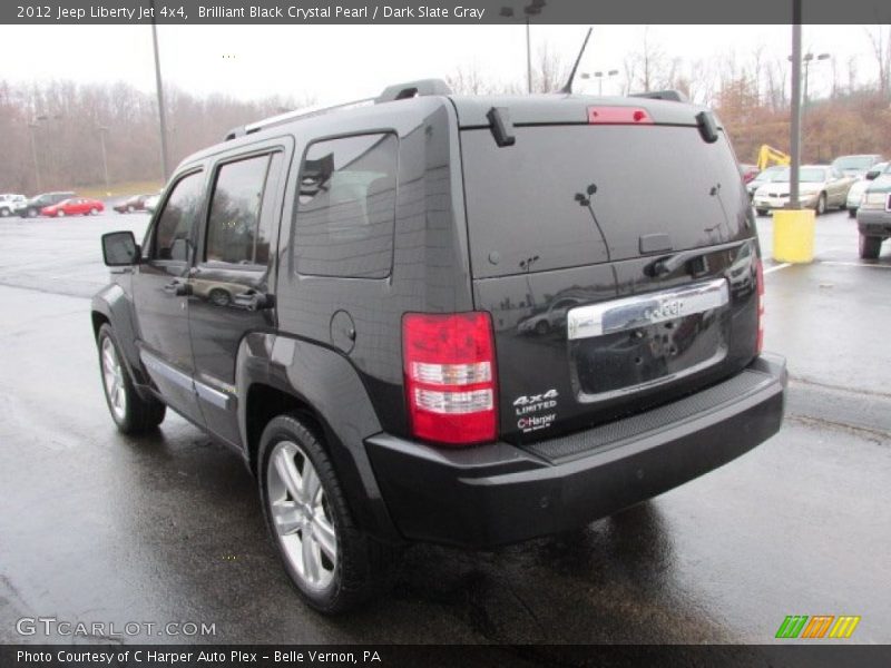 Brilliant Black Crystal Pearl / Dark Slate Gray 2012 Jeep Liberty Jet 4x4