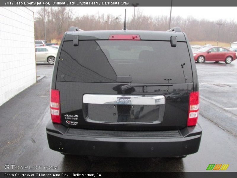Brilliant Black Crystal Pearl / Dark Slate Gray 2012 Jeep Liberty Jet 4x4