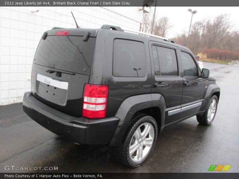 Brilliant Black Crystal Pearl / Dark Slate Gray 2012 Jeep Liberty Jet 4x4