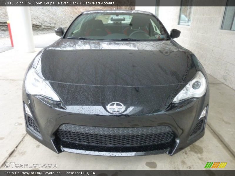 Raven Black / Black/Red Accents 2013 Scion FR-S Sport Coupe